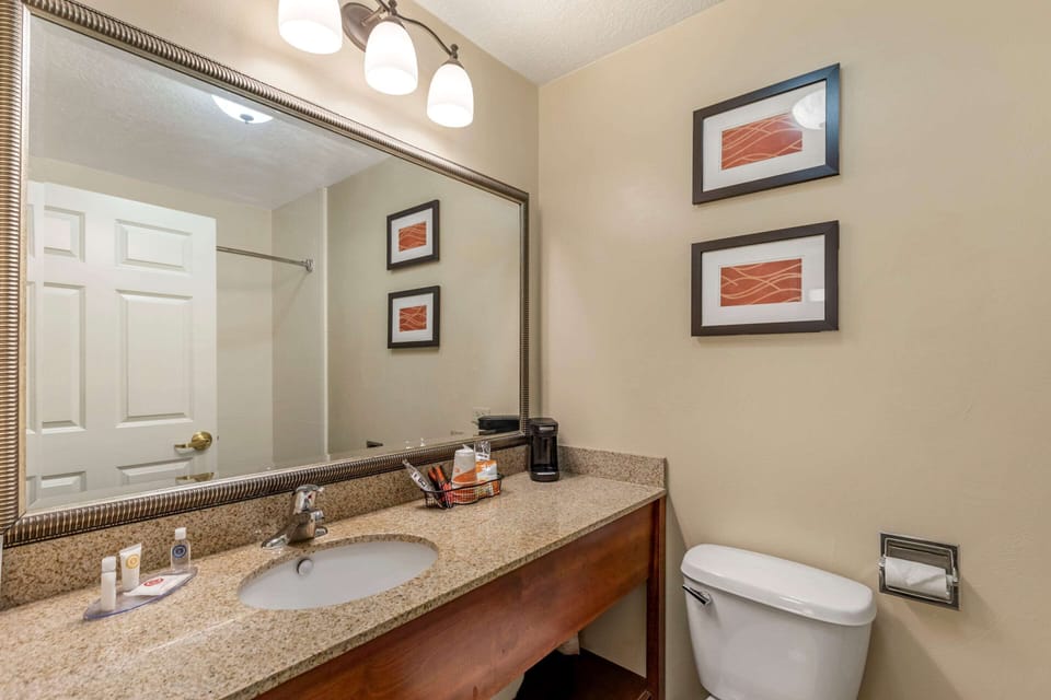 Suite, 1 King Bed, Non Smoking (Accesible) | Bathroom | Bathtub, hair dryer, towels