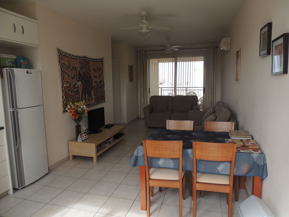 Exclusive Apartment, 1 Bedroom, Balcony, Poolside | Living area | 26-inch flat-screen TV with satellite channels, LCD TV