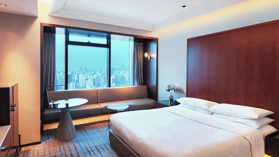 Room, 1 King Bed (View) | In-room safe, desk, soundproofing, iron/ironing board
