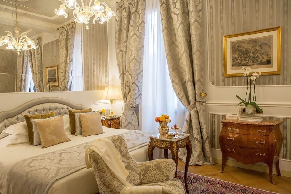 Grand Deluxe Double Room | Premium bedding, minibar, in-room safe, individually furnished