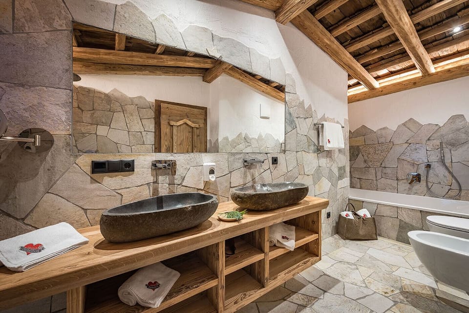 Exclusive Chalet, Sauna, Mountain View | Bathroom