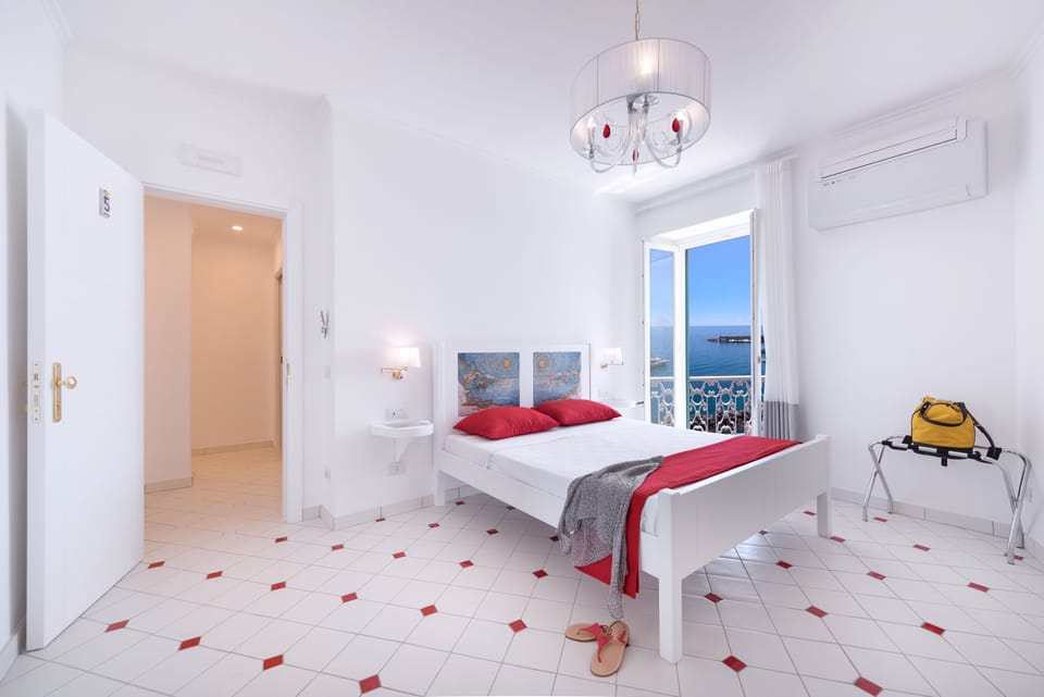 Superior Double Room, Sea View | Frette Italian sheets, premium bedding, down comforters, pillowtop beds