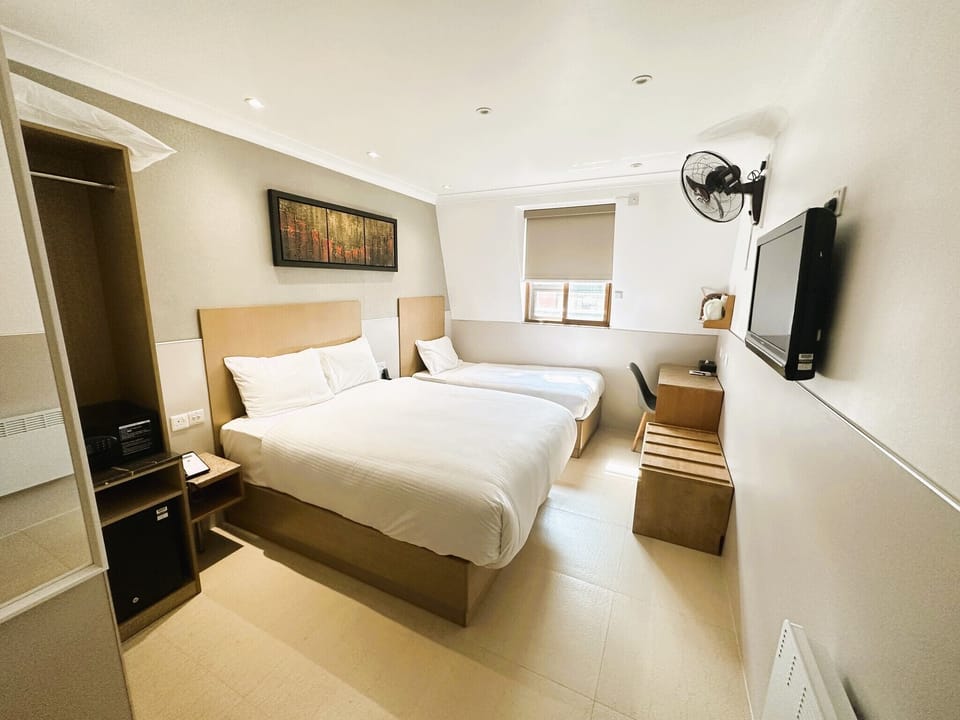 Desk, iron/ironing board, free WiFi, bed sheets