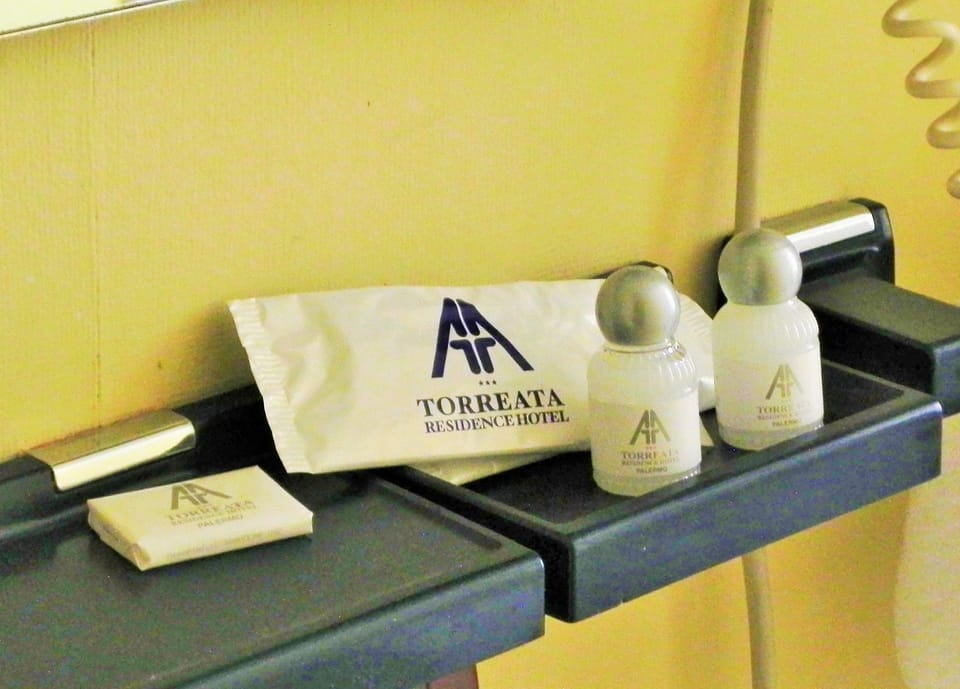 Shower, free toiletries, hair dryer, bidet