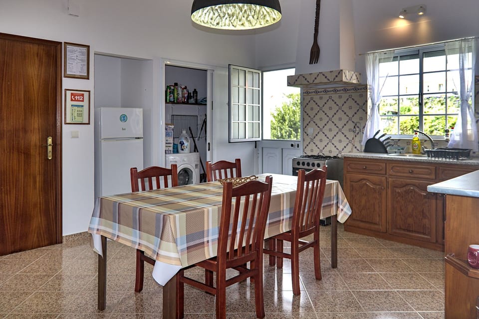Family Apartment, 2 Bedrooms, Sea View, Beachfront | Private kitchen | Full-size fridge, microwave, oven, stovetop