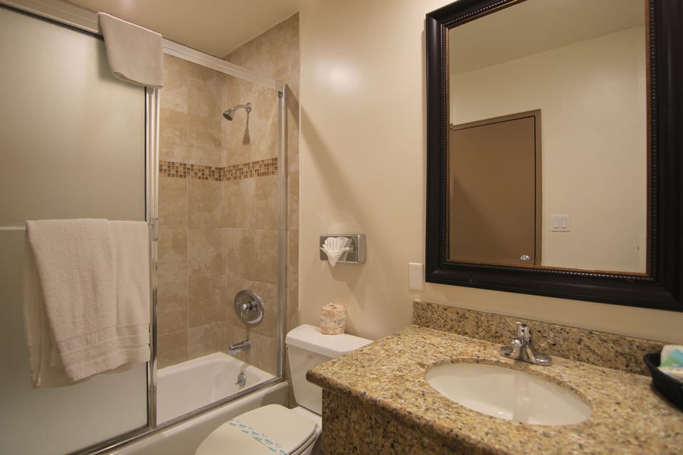 Free toiletries, hair dryer, towels, soap
