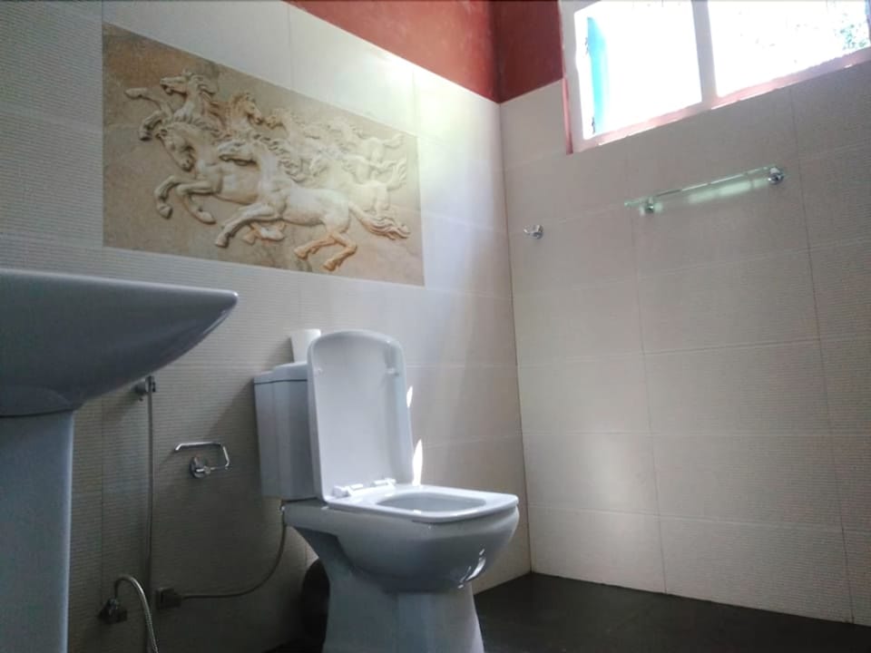 Standard Double Room with Balcony | Bathroom | Shower, free toiletries, hair dryer, bidet