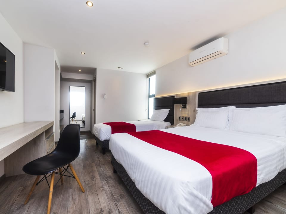 Standard Triple Room, Multiple Beds | Down comforters, Select Comfort beds, desk, laptop workspace