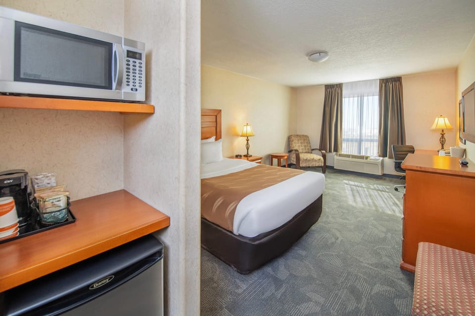 Room, 1 Queen Bed, Non Smoking | Desk, laptop workspace, blackout drapes, soundproofing