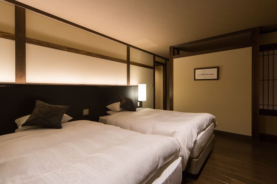 Japanese-style Room with a private open air bath, TypeB | 1 bedroom, in-room safe, free WiFi, bed sheets