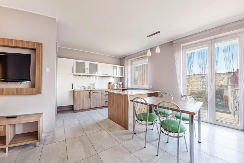 Apartment, 1 Bedroom, Balcony | Private kitchen | Fridge, stovetop, espresso maker, electric kettle