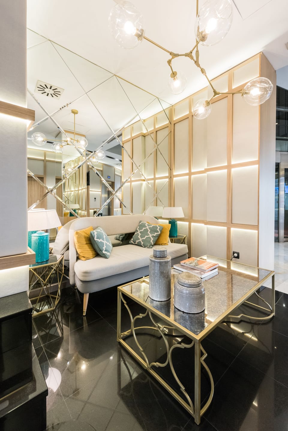 Lobby sitting area