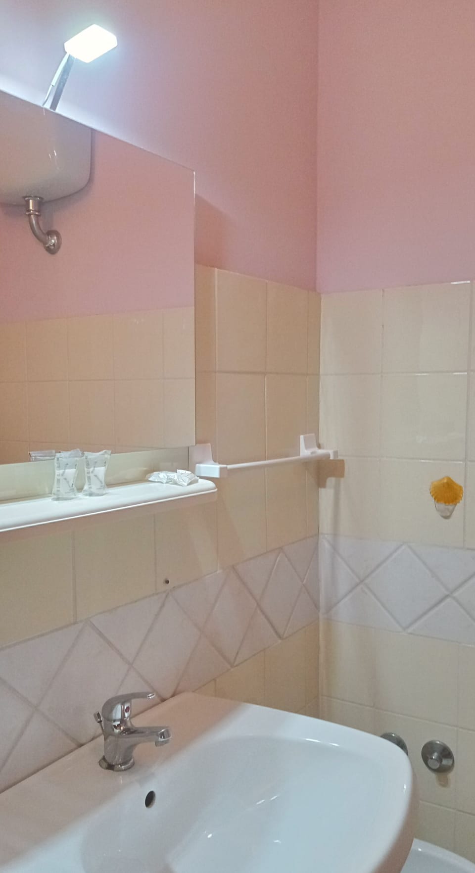 Shower, free toiletries, hair dryer (on request), towels