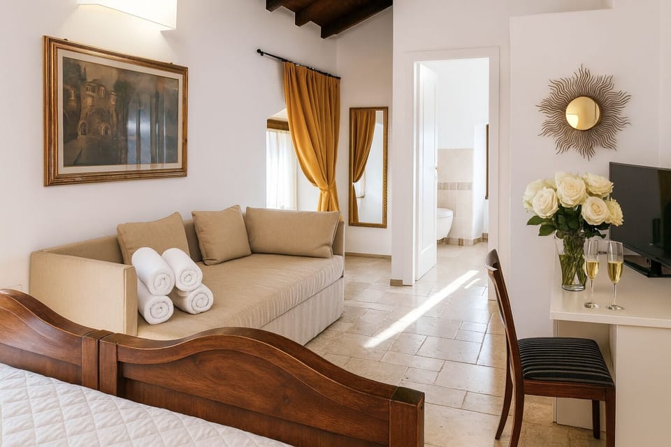 Superior Double or Twin Room (Varenna) | Minibar, in-room safe, desk, laptop workspace