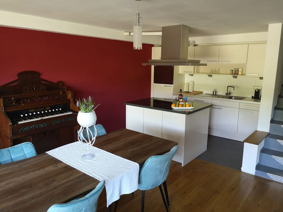 Deluxe Condo, 2 Bedrooms, Patio, River View | Private kitchen