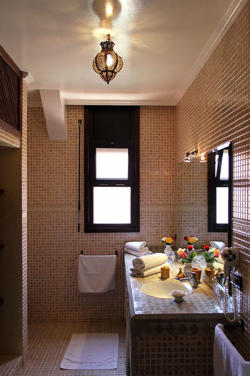 Family Triple Room, City View (Amine) | Bathroom | Combined shower/tub, free toiletries, hair dryer, bathrobes