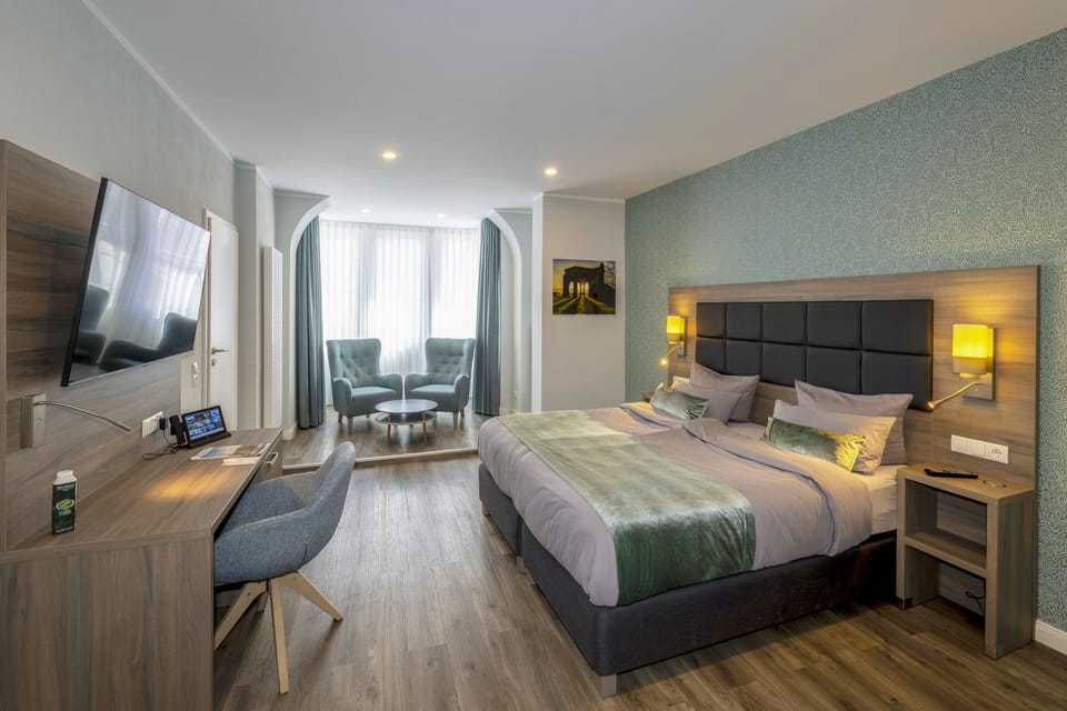 Comfort Double Room (Main Building) | Hypo-allergenic bedding, desk, laptop workspace, free WiFi