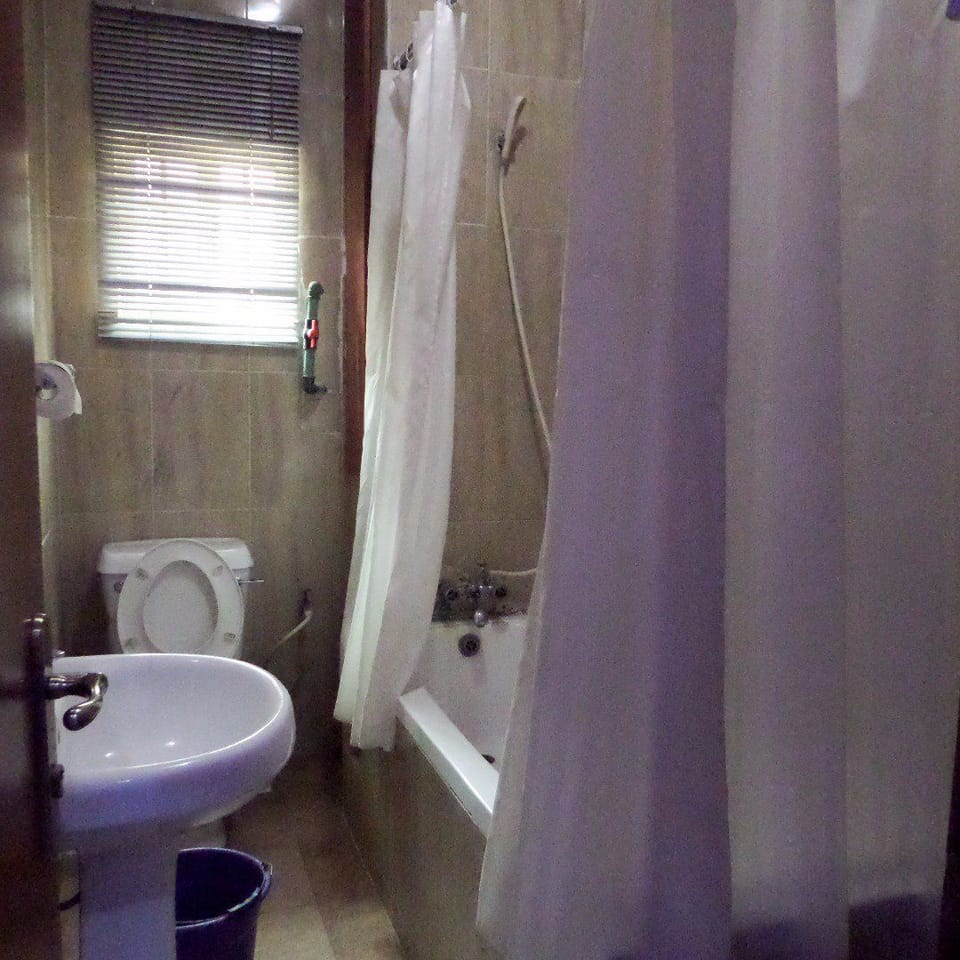 Business Room | Bathroom | Shower, free toiletries, towels