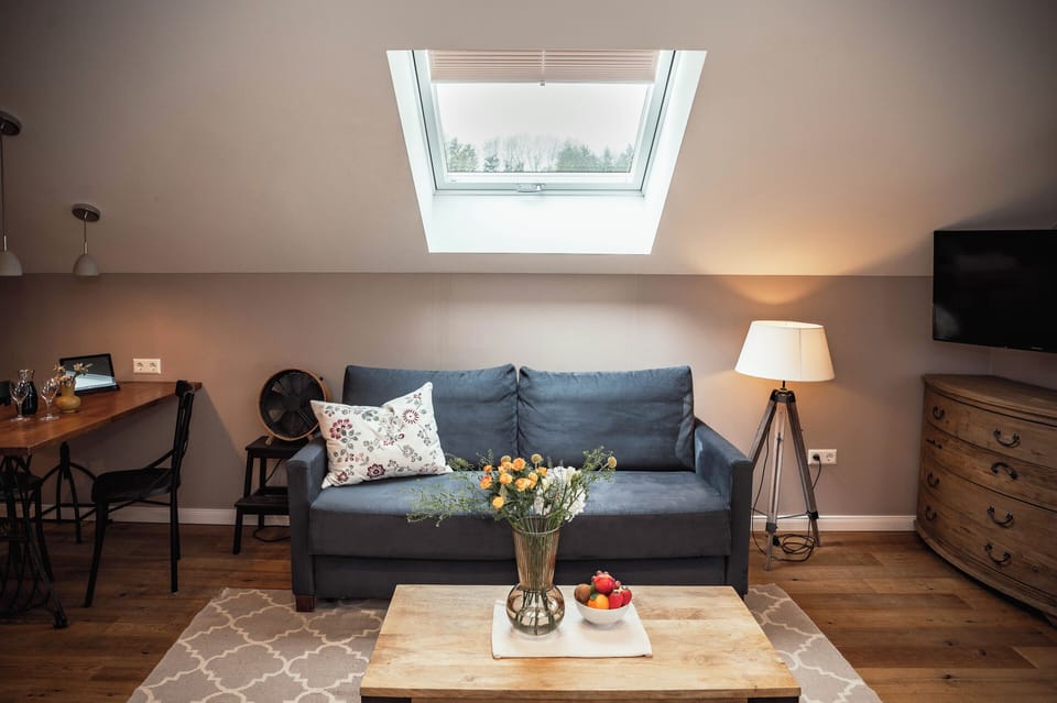 Apartment, Balcony | Living area | Flat-screen TV