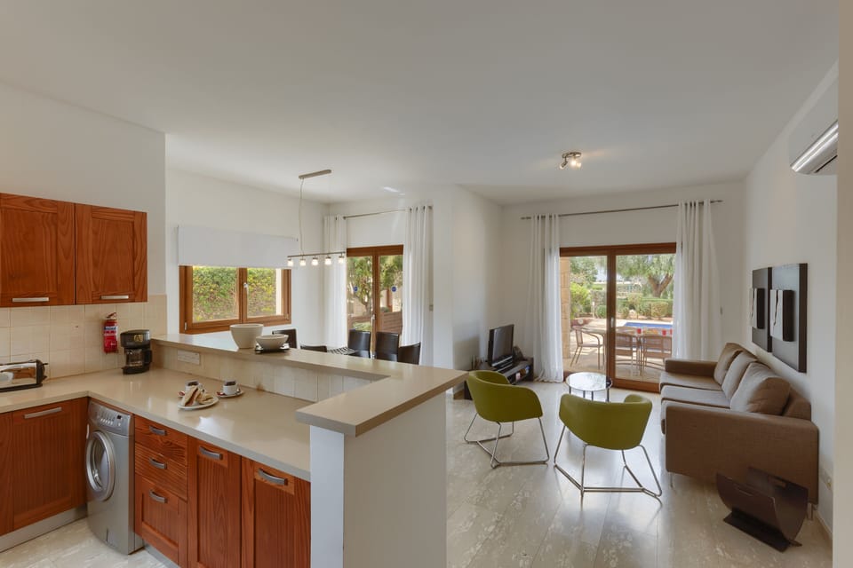 Junior Villa, 3 Bedrooms, Private Pool, Poolside | Living area | Flat-screen TV, DVD player