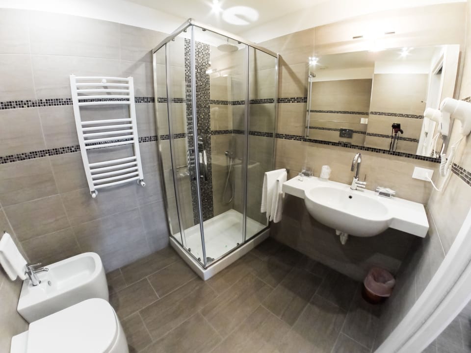 Deluxe Double Room | Bathroom | Shower, free toiletries, hair dryer, bidet