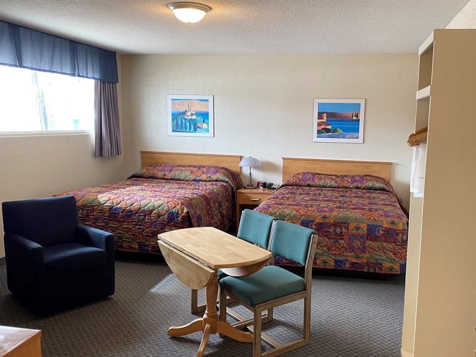 Double Room, 2 Queen Beds | Desk, rollaway beds (surcharge), WiFi (free), bed sheets