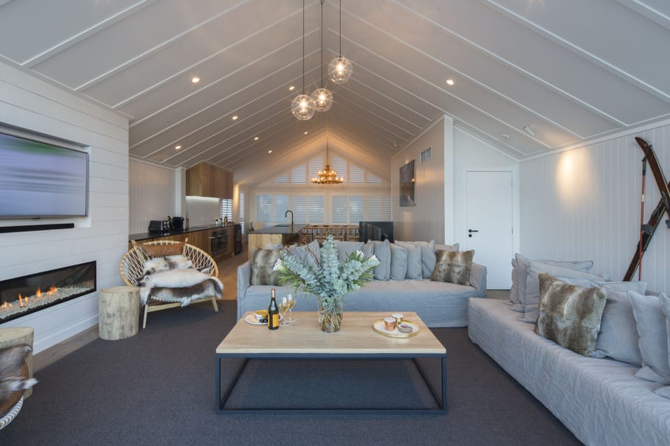 Luxury 4 Bedroom Villa | Living area | Flat-screen TV, fireplace, DVD player