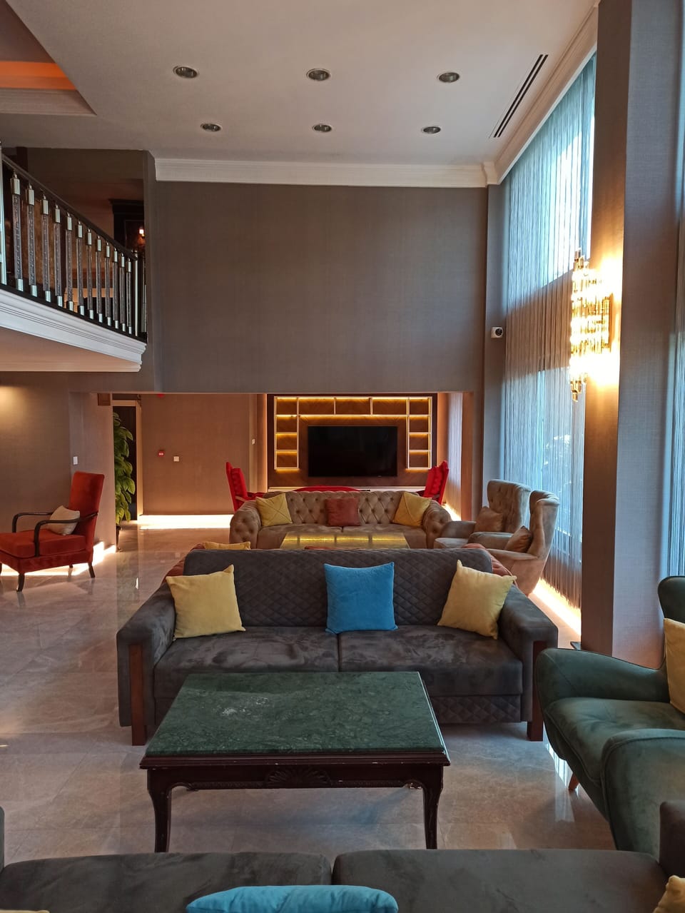 Lobby sitting area