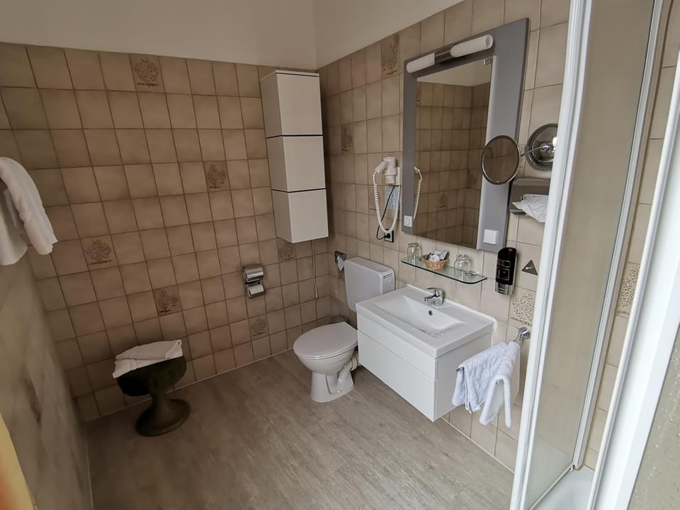 Double Room | Bathroom | Shower, free toiletries, hair dryer, towels
