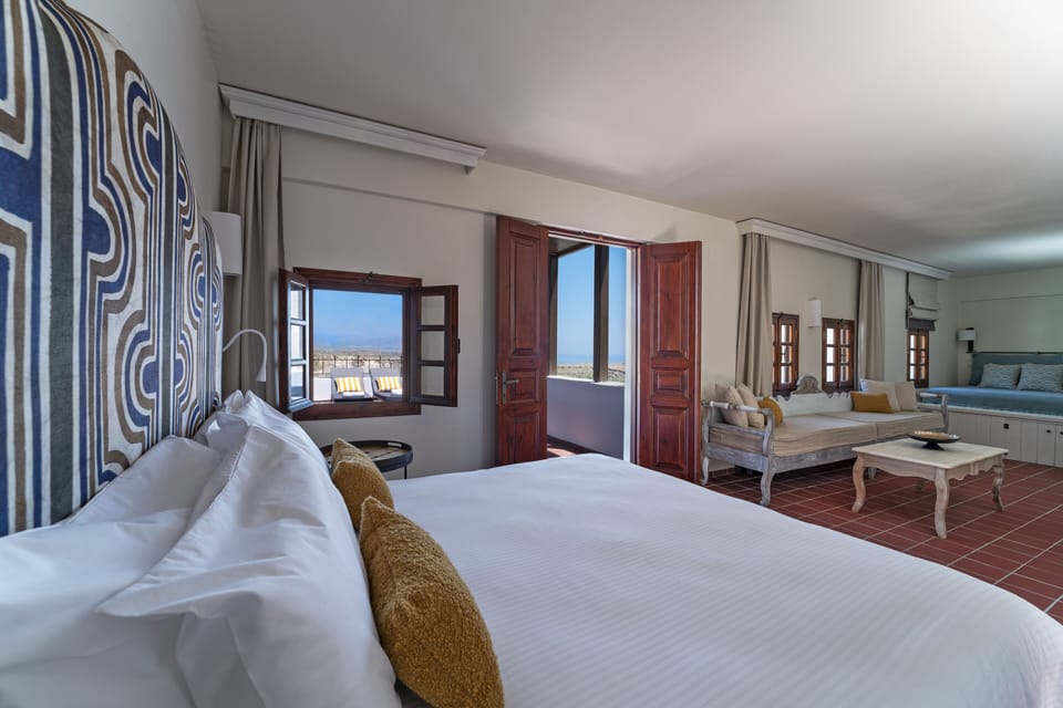 Grand Suite, 1 Bedroom, Balcony, Sea View | In-room safe, blackout drapes, free WiFi, bed sheets