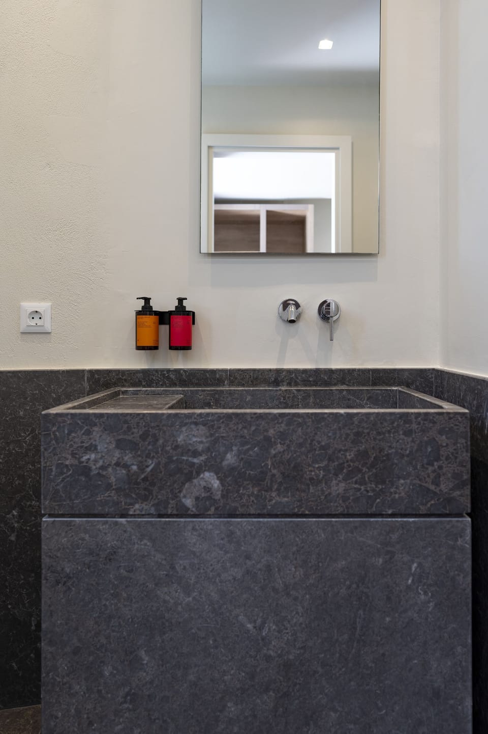 Shower, free toiletries, hair dryer, bathrobes