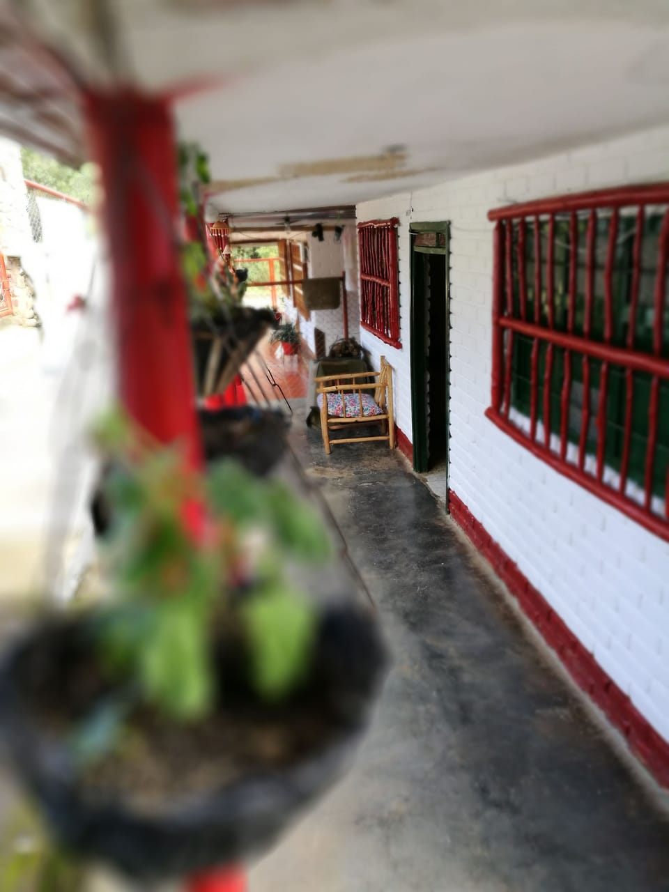 Interior entrance