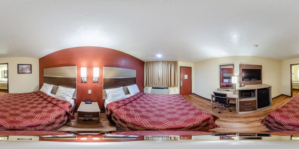 Standard Double Room, 2 Double Beds, Non Smoking | Blackout drapes, free WiFi, bed sheets