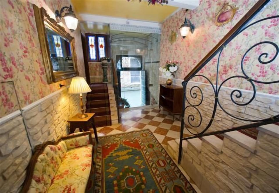 Interior entrance