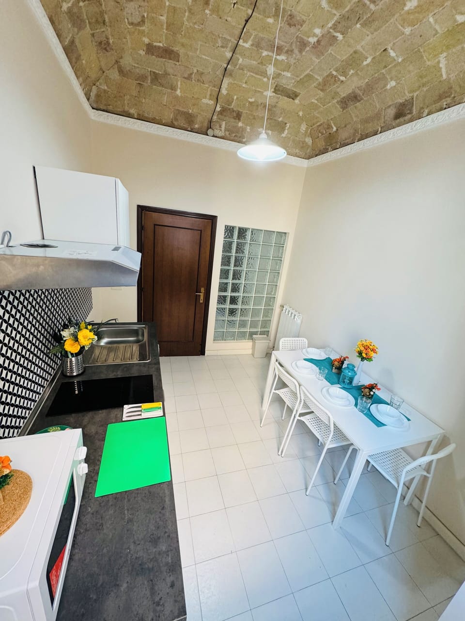Two-Bedroom Apartment | Private kitchen | Fridge, electric kettle
