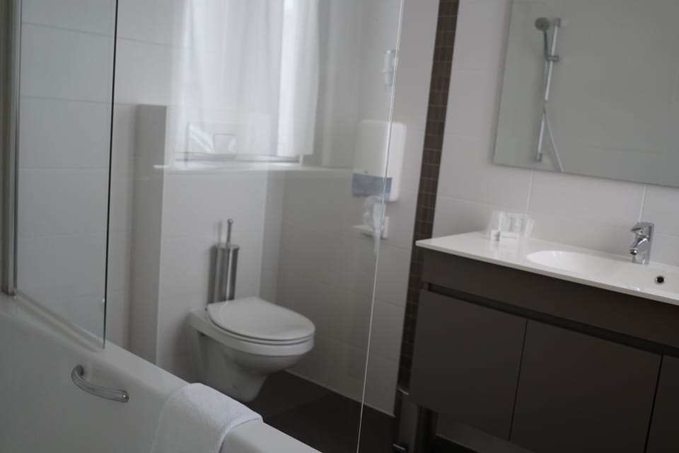Shower, hair dryer