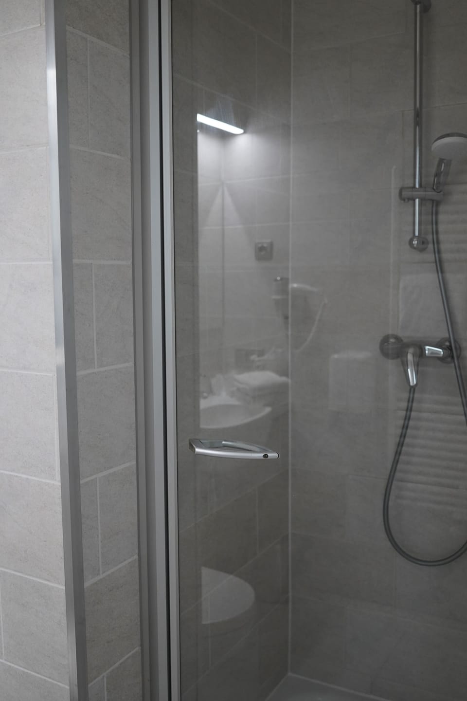 Shower, hair dryer