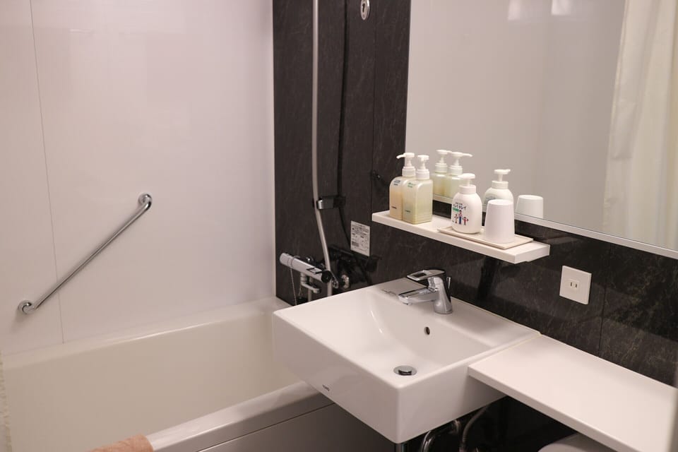 Japanese Style Room for 4 people, Private Bathroom | Bathroom | Free toiletries, hair dryer, slippers, bidet