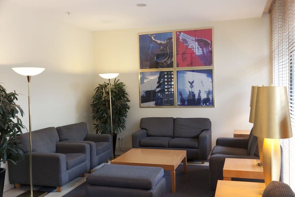 Lobby sitting area