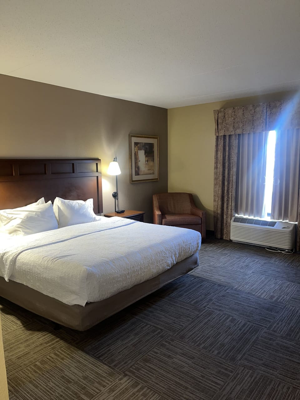 Room, 1 King Bed, Accessible | Desk, laptop workspace, blackout drapes, iron/ironing board