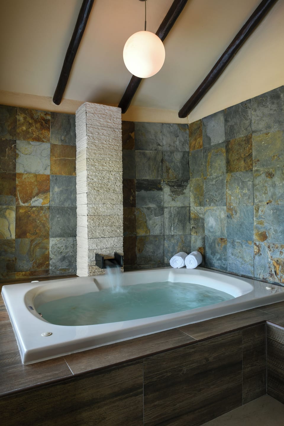 Hair dryer, bathrobes, slippers, towels
