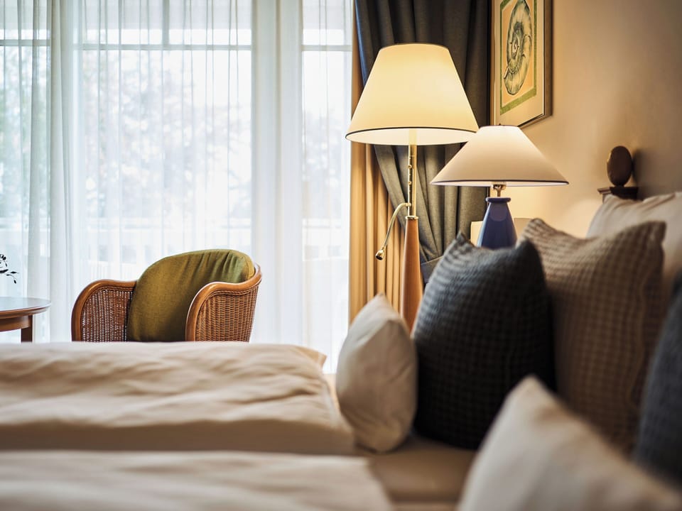 Comfort Double Room, 1 Bedroom, Garden View | Pillowtop beds, free minibar, in-room safe, blackout drapes