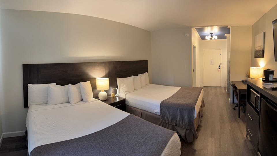 Deluxe Double Room | Desk, laptop workspace, blackout drapes, soundproofing