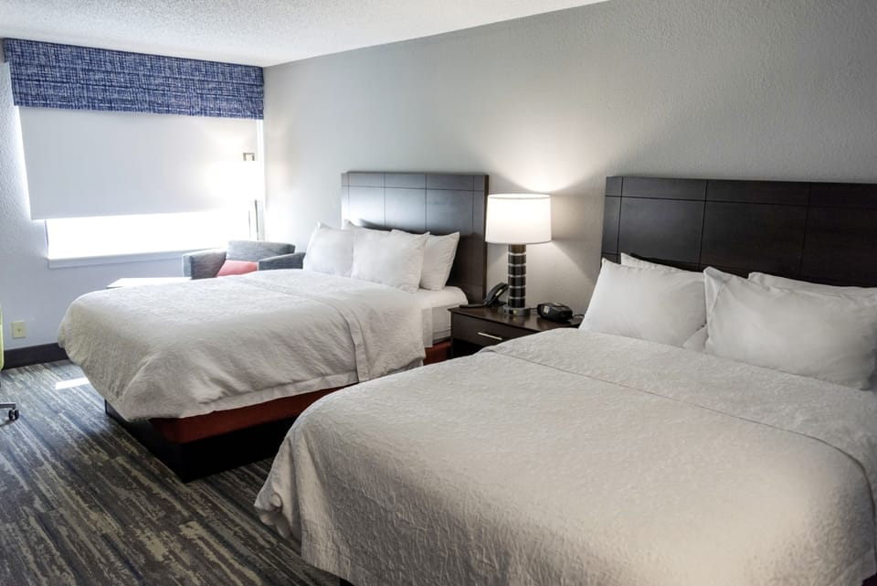 Desk, blackout drapes, iron/ironing board, free WiFi