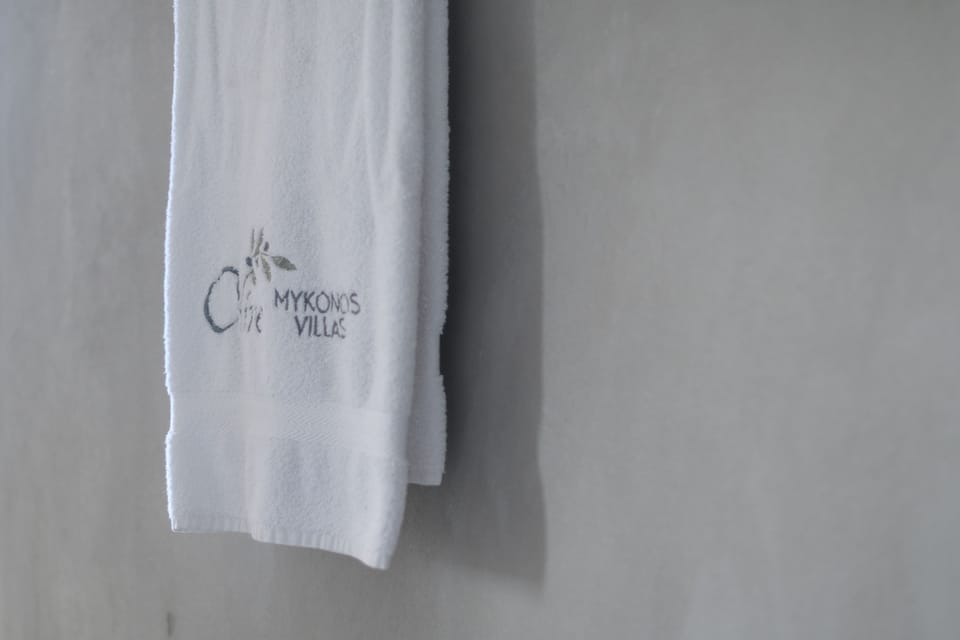 Shower, designer toiletries, hair dryer, towels