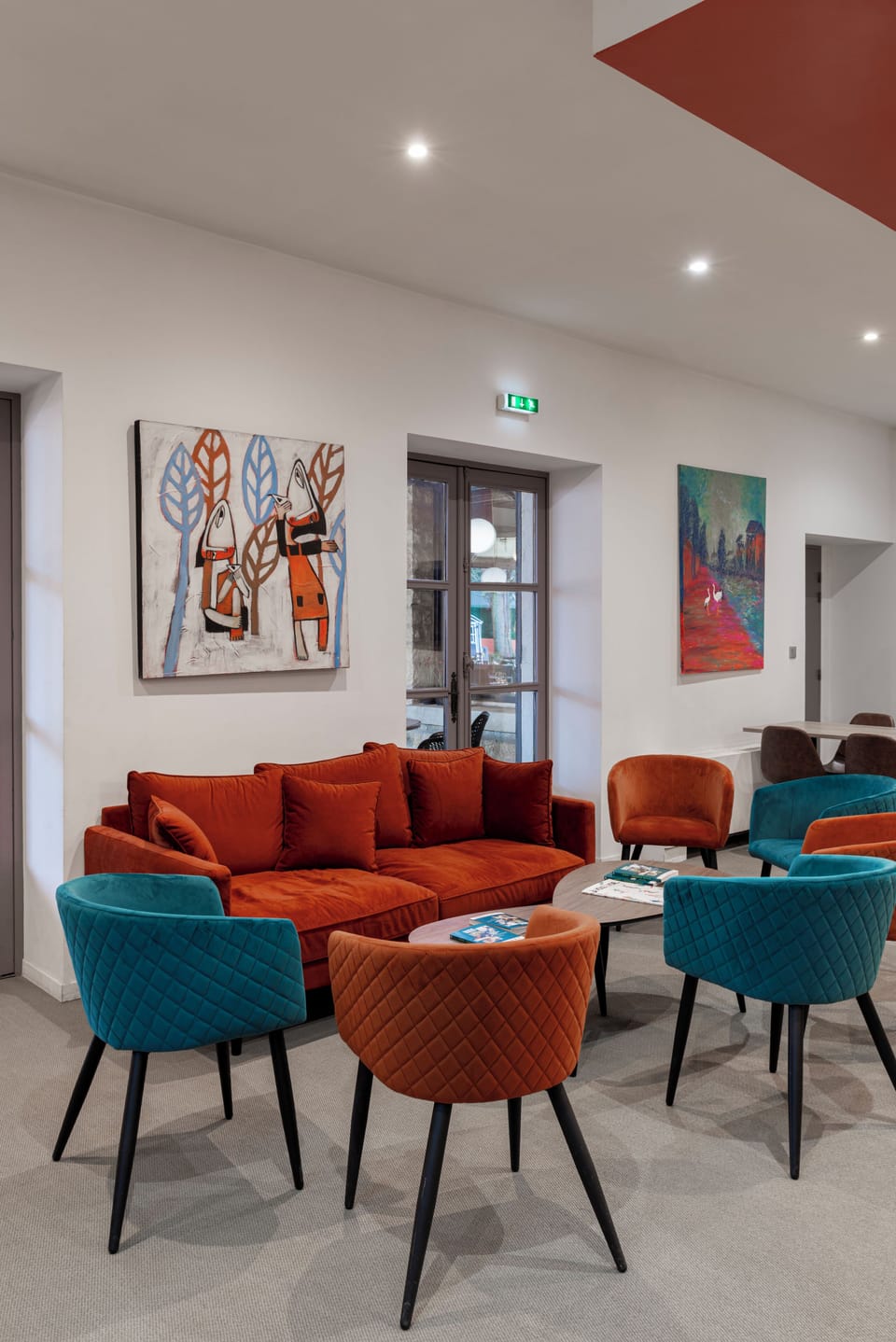 Lobby sitting area