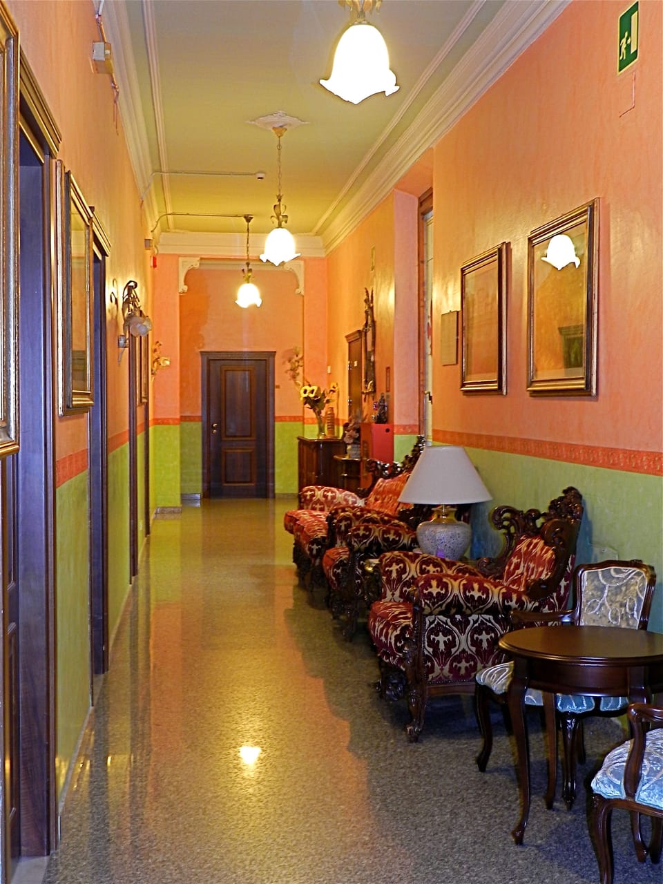 Lobby sitting area