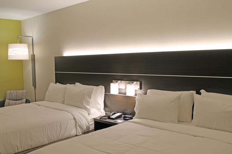 Standard Room, 2 Queen Beds, Accessible (Mobil Tub) | In-room safe, desk, laptop workspace, blackout drapes