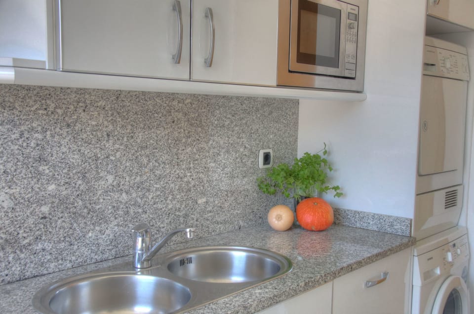 Apartment, 2 Bedrooms, Balcony | Private kitchen | Full-size fridge, microwave, oven, dishwasher