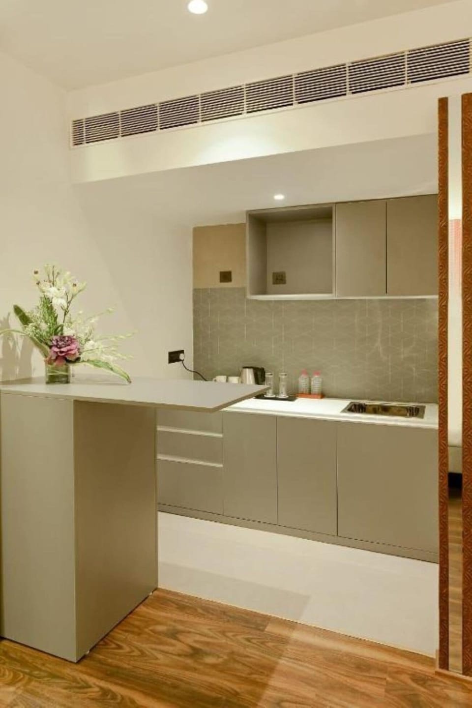 Deluxe Room, 1 King Bed (Studio Apartment) | Private kitchen | Coffee/tea maker